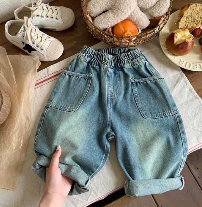 2023★春秋新作★韓国風子供服★ジーンズ★80-130CM