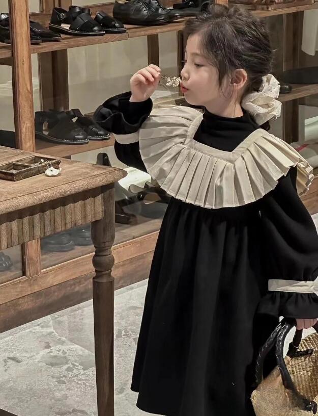 2023秋新品★子供服　ワンピース★90-140cm★