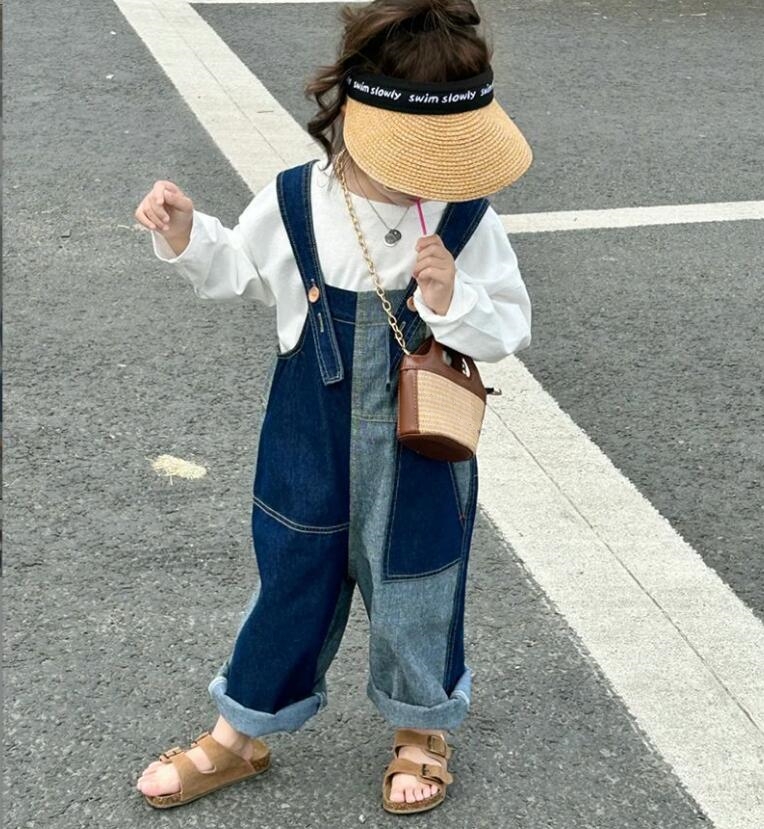 2023★春秋新作★韓国風子供服★Tシャツ★サロペット★分けて販売★90-140CM