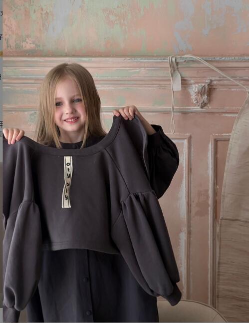 2023秋新品Z★子供服　コート+ワンピース　セット★90-130cm★