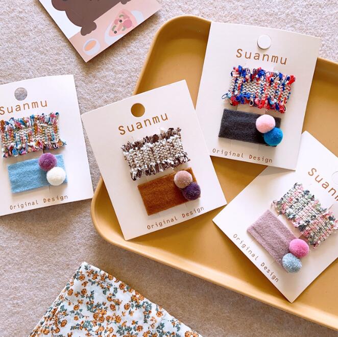 髪飾り★まとめ髪用★ヘアアクセサリー★子供用★キッズ★ヘアピン★2枚入り★可愛い★多色