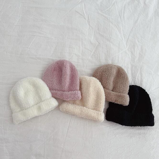 「2023秋冬」子供用★帽子★キッズ★ベビー★韓国風★暖かい★男女兼用★毛糸★5色