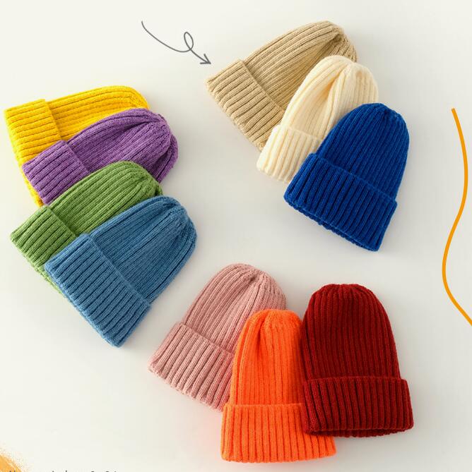 「2023秋冬」子供用★帽子★キッズ★ベビー★ニット帽子★男女兼用★暖かい★防寒★16色