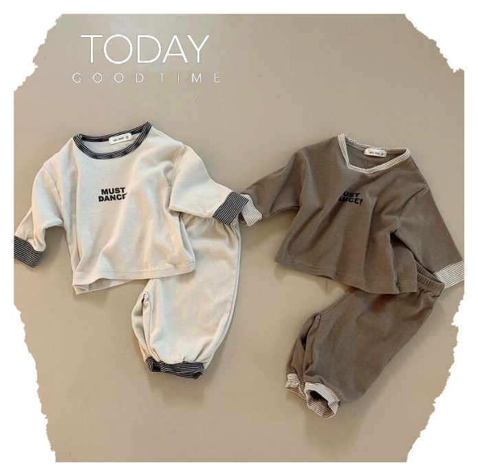 「2023秋」子供服★セットアップ★トップス+ズボン★韓国風子供服★男女兼用★2色★73-100CM