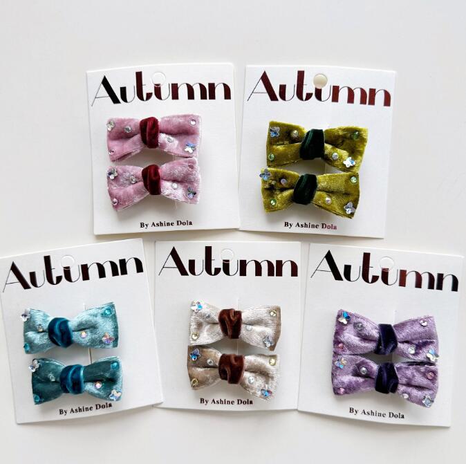 髪飾り★まとめ髪用★ヘアアクセサリー★子供用★キッズ★ヘアピン★2枚入り★多色