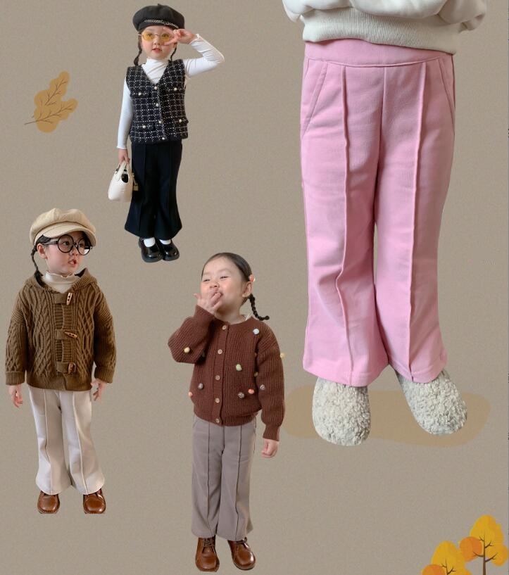 2023★春秋新作★韓国風子供服★ズボン★4色80-140CM