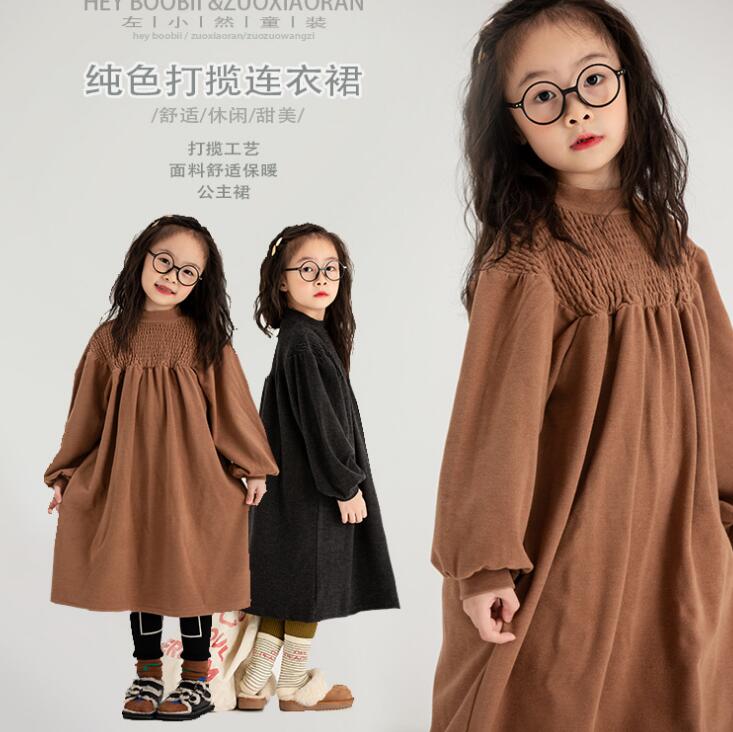 2023秋冬新品★子供服　ワンピース★90-150cm★2色