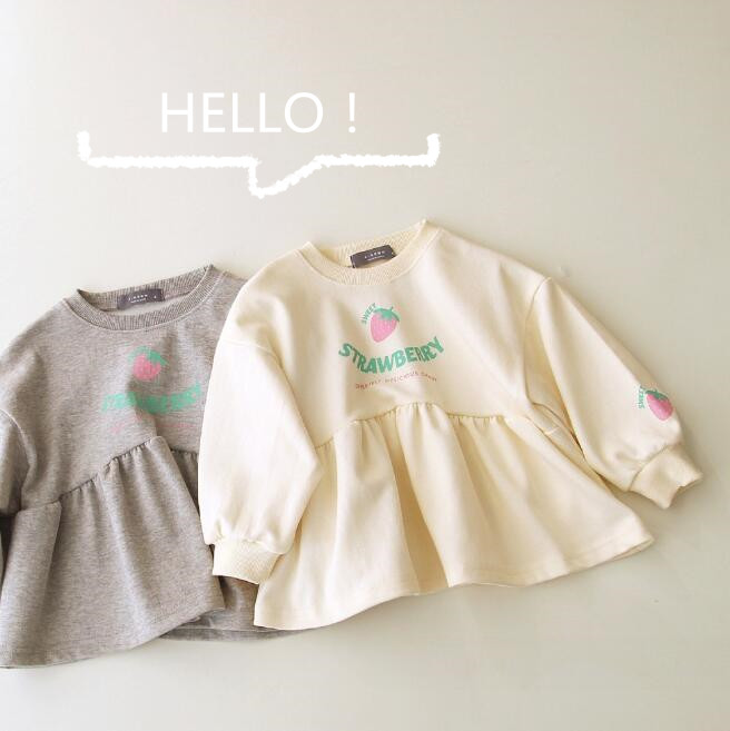 「2023秋」子供服★トップス★パーカー★韓国風子供服★キッズ女の子★2色★80-130CM