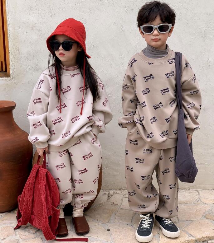 2023★春秋新作★韓国風子供服★トップス+ズボン2セット★2色90-150CM