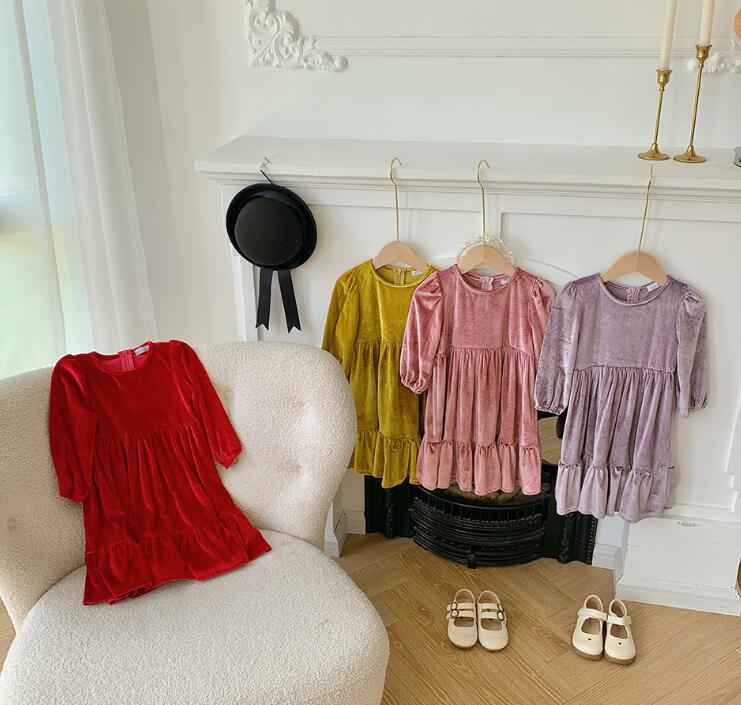 2023秋冬★子供服　ワンピース★90-140cm★4色