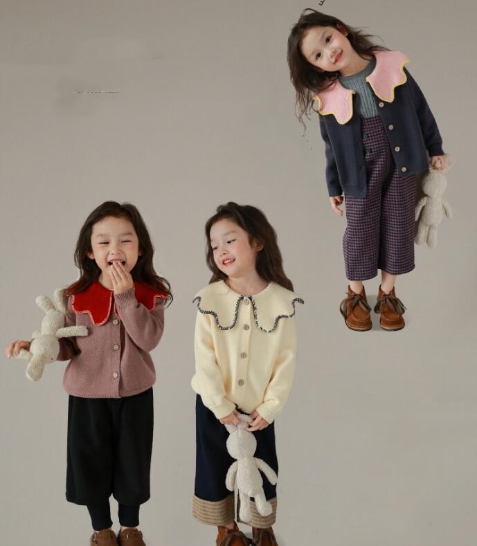 2023★春秋新作★韓国風子供服★カーディガン★3色90-140CM
