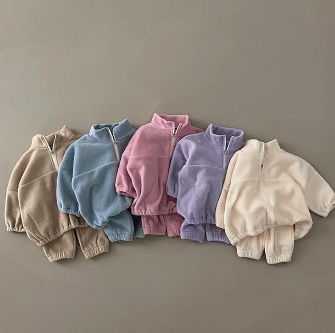 「2023秋冬」子供服★トップス+ズボン★セットアップ★韓国子供服★ベビー★5色★70-100CM