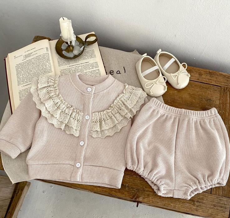 「2023秋」子供服★トップス+パンツ★セットアップ★ベビー★2色★66-100CM