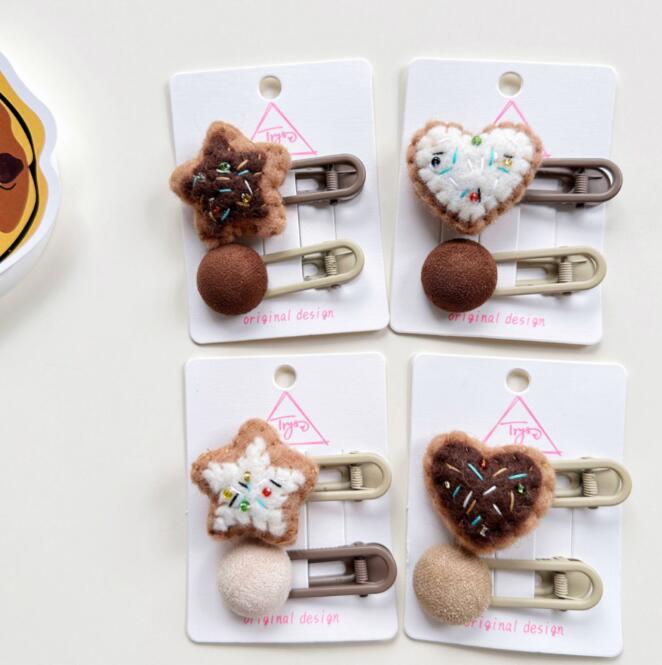 髪飾り★まとめ髪用★ヘアアクセサリー★子供用★キッズ★ヘアピン★2枚入り★多色