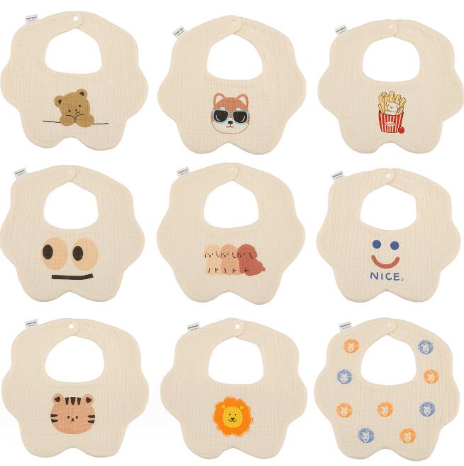 新登場★ベビー涎掛け★棉質★食事用★51種選べ