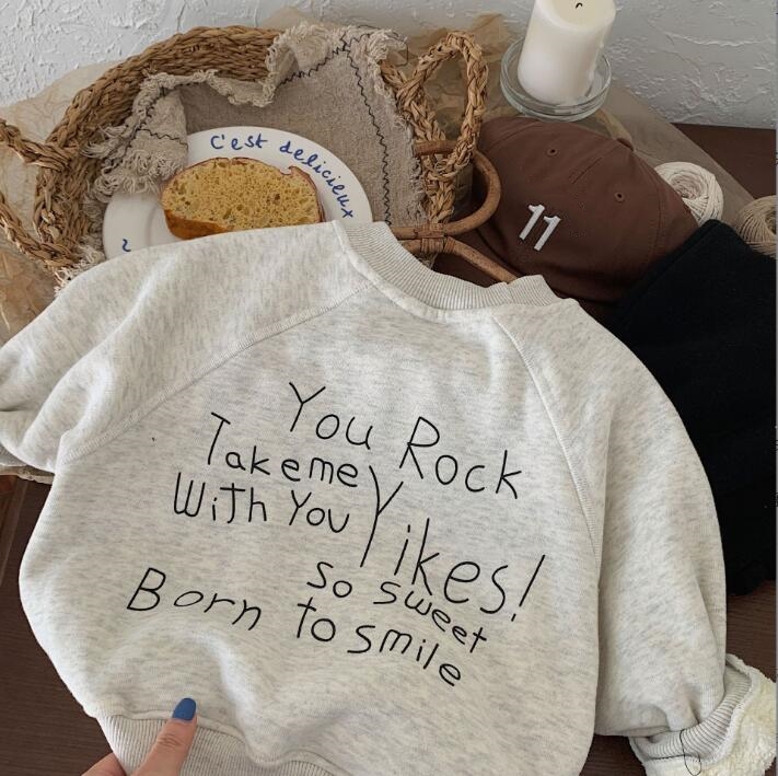 2023★秋冬新作★韓国風子供服★裏起毛★トレーナー★90-140CM