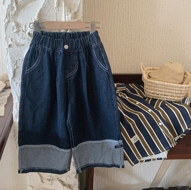 子供服★ボトムス★ズボン★韓国風子供服★キッズ★男女兼用★デニム★90-140CM