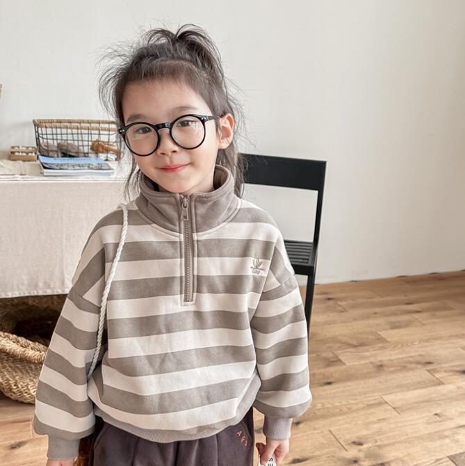 子供服★トップス★パーカー★韓国風子供服★キッズ★男女兼用★2色★80-130CM