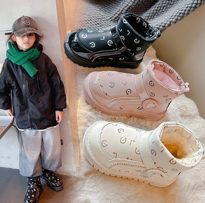 子供靴★シューズ★キッズ靴★靴★男女兼用★ショートブーツ★裏起毛★3色★26-36#