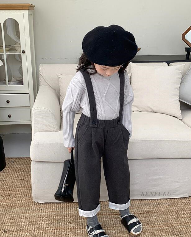 2023秋冬★子供服　セーター&サロペット分けて販売★90-140cm★