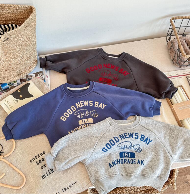 2023★秋冬新作★韓国風子供服★トレーナー★3色80-130CM