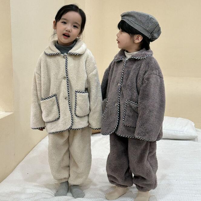 子供服★トップス+ズボン★部屋着★セットアップ★パジャマ★男女兼用★2色★80-150CM