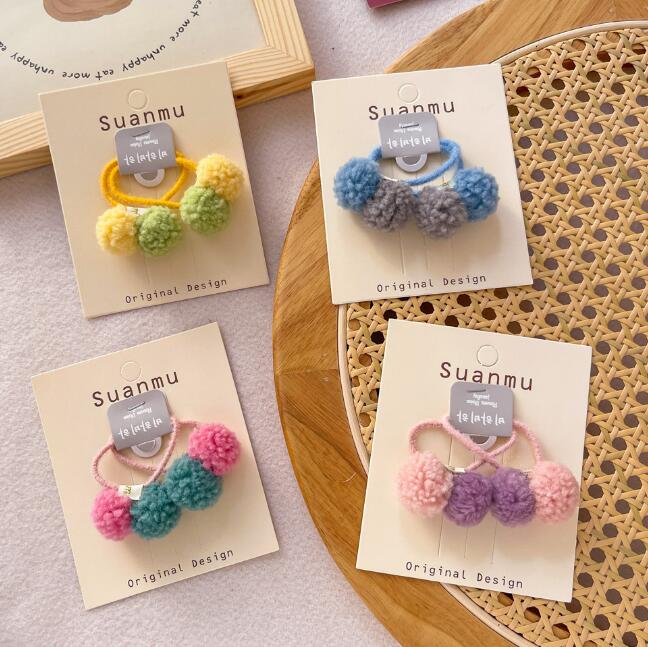 子供用★髪飾り★まとめ髪用★ヘアアクセサリー★キッズ★ヘアゴム★多色