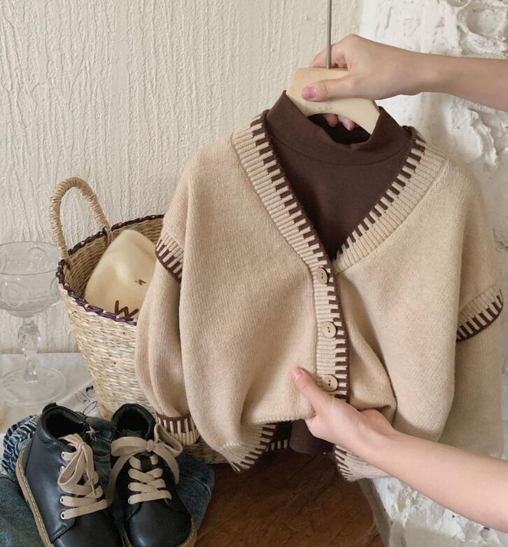 2023★春秋新作★韓国風子供服★カーディガン★90-140CM