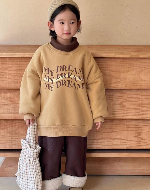 2023冬J★子供服　パーカー　トップス★80-140cm★2色