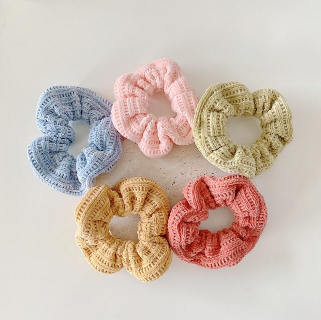 子供用★髪飾り★まとめ髪用★ヘアアクセサリー★キッズ★無地★ヘアゴム★多色