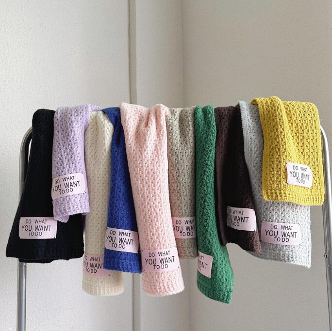 2023新品★子供用★快適マフラー　ニット★10色選べ