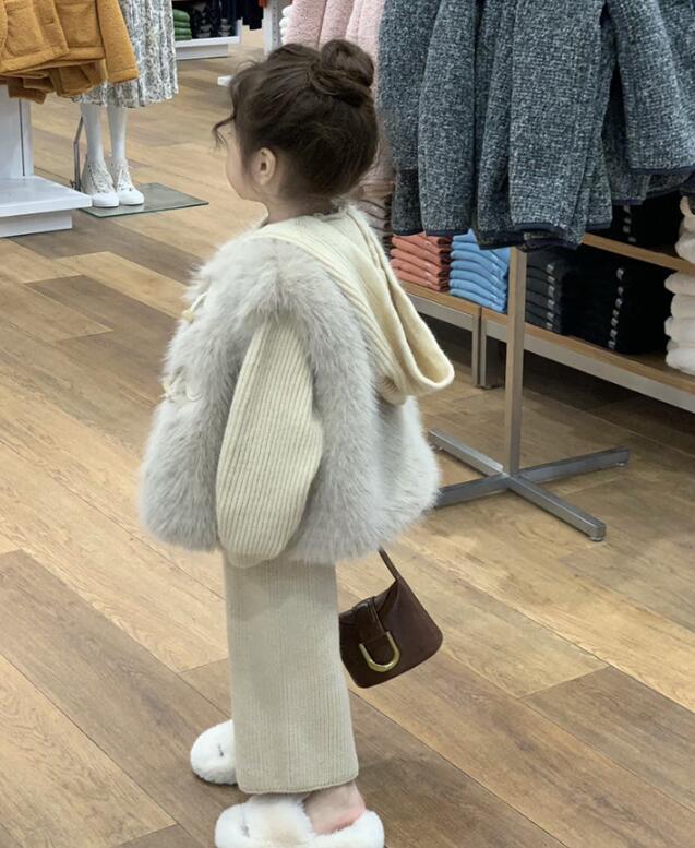 2023秋冬★キッズ服　ベストコート&セーターセット★80-130★