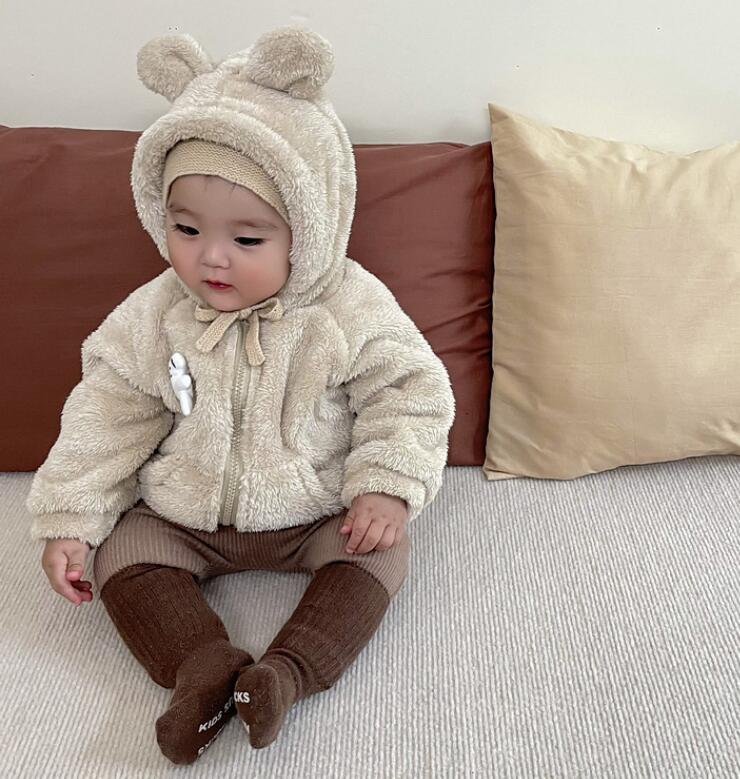 2023★秋冬新作★韓国風子供服★コート★アウター★裏起毛★2色66-100CM