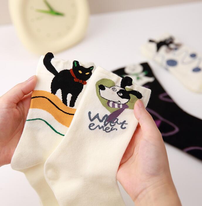 2023★春秋新作★ソックス★レディース靴下★4色