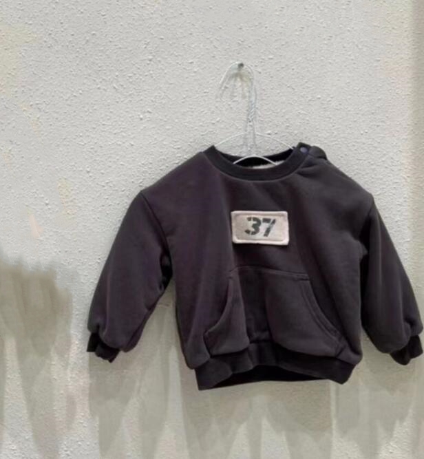 2023★秋冬新作★韓国風子供服★トレーナー★裏起毛★73-110CM