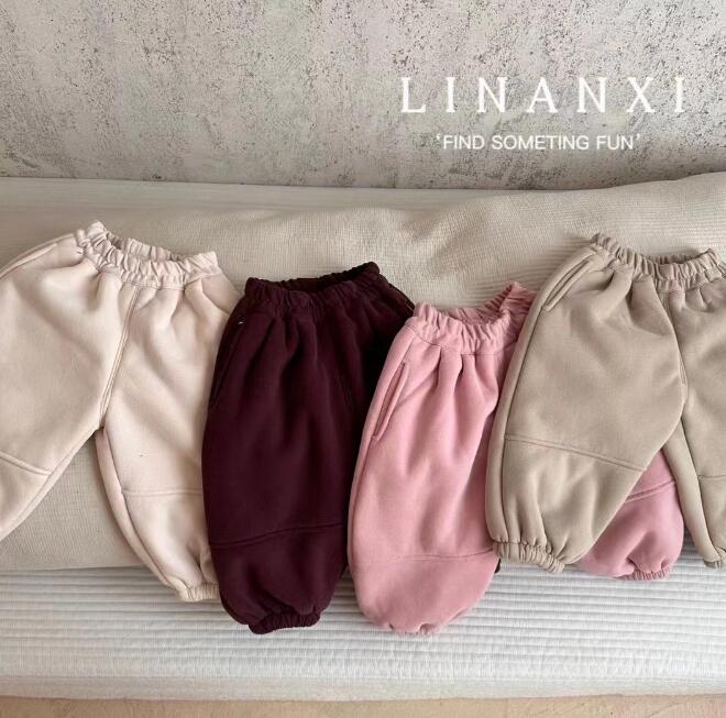 子供服★ズボン★裏起毛★ボトムス★韓国風子供服★キッズ★男女兼用★4色★90-130CM