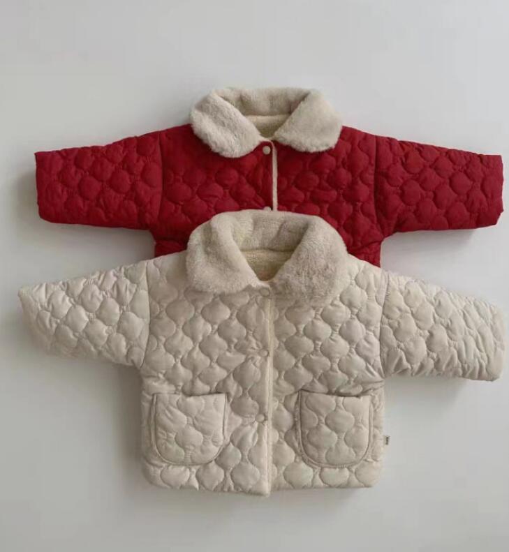 2023★秋冬新作★韓国風子供服★アウター★コート★裏起毛★2色73-100CM