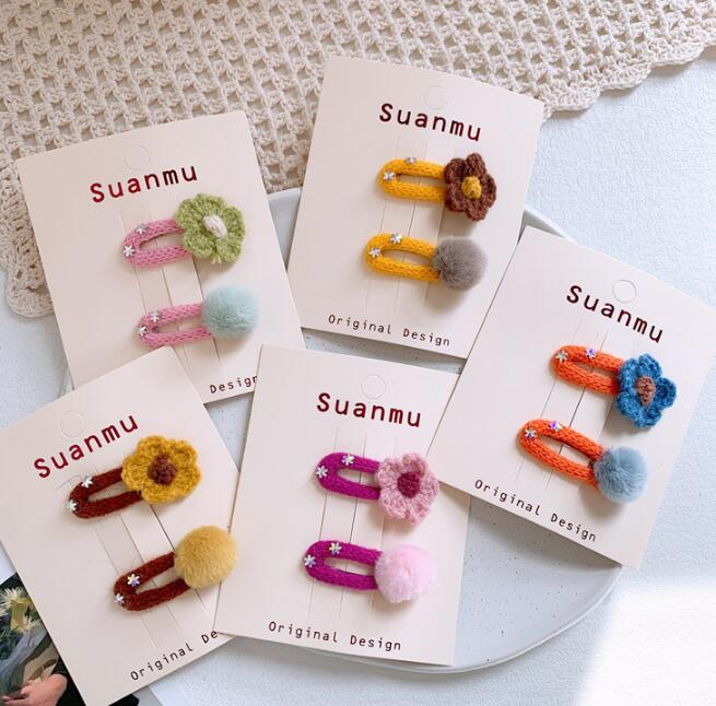 髪飾り★まとめ髪用★ヘアアクセサリー★子供用★キッズ★ヘアピン★2枚入り★多色