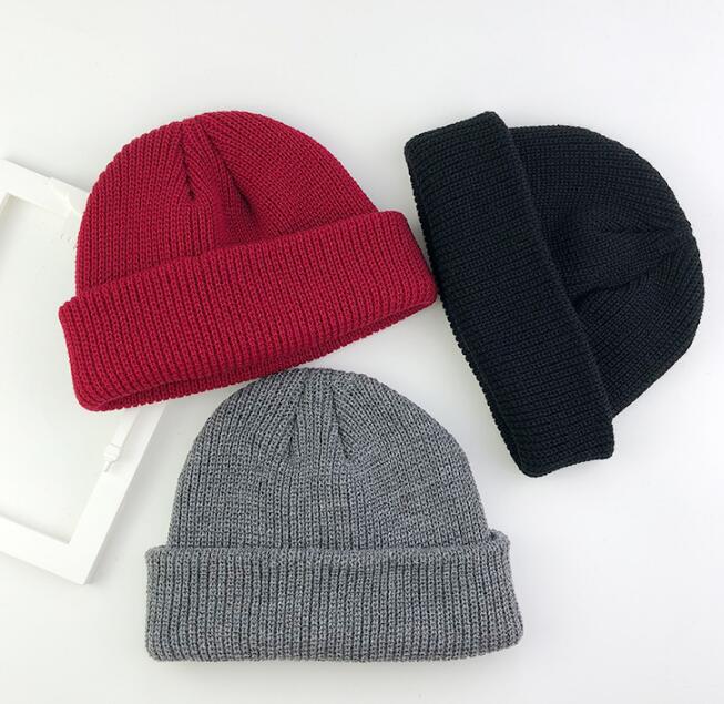 帽子★大人用★ニット帽子★韓国風★レディース/メンズ★無地★暖かい★11色