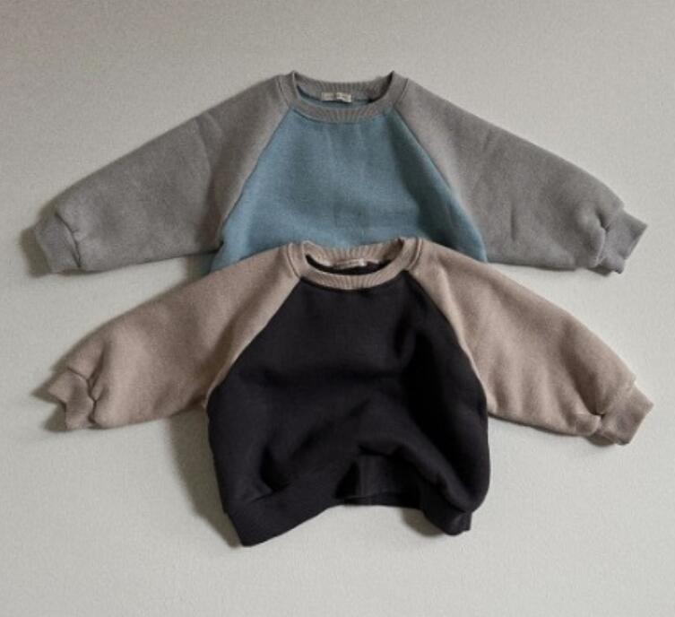 2023冬新★子供服　厚手トップス★73-110cm★2色