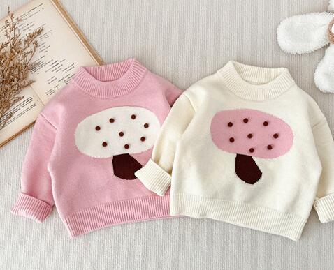 子供服★ニット★セーター★トップス★韓国風子供服★ベビー★可愛い★2色★66-100CM