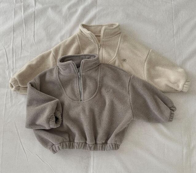 2023冬新★子供服　厚手トップス★73-110cm★2色