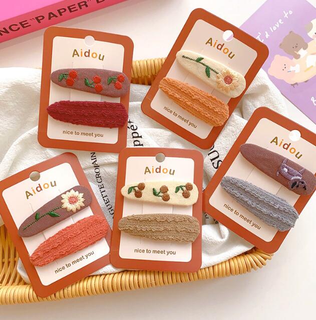 髪飾り★まとめ髪用★ヘアアクセサリー★子供用★キッズ★ヘアピン★2枚入り★多色