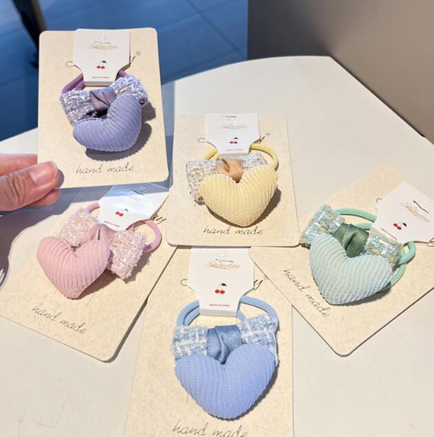 子供用★髪飾り★まとめ髪用★ヘアアクセサリー★可愛い★2枚入り★ヘアゴム★多色