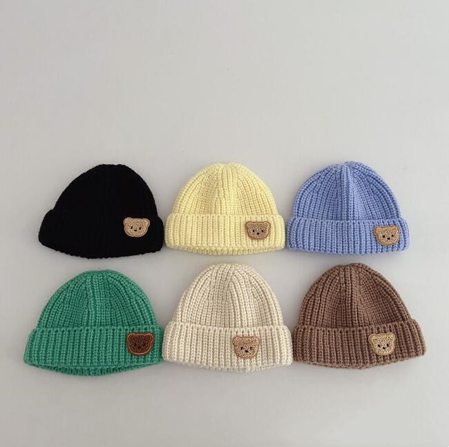 子供用★帽子★ベビー★男女兼用★暖かい★防寒★ニット帽子★可愛い★6色