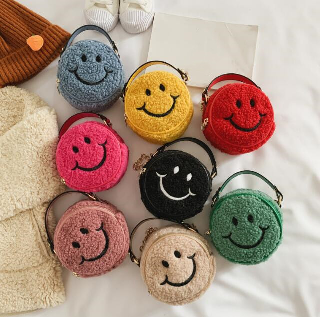子供用バッグ★バッグ★ミニバッグ★ショルダーバッグ★キッズ★笑顔★可愛い★6色