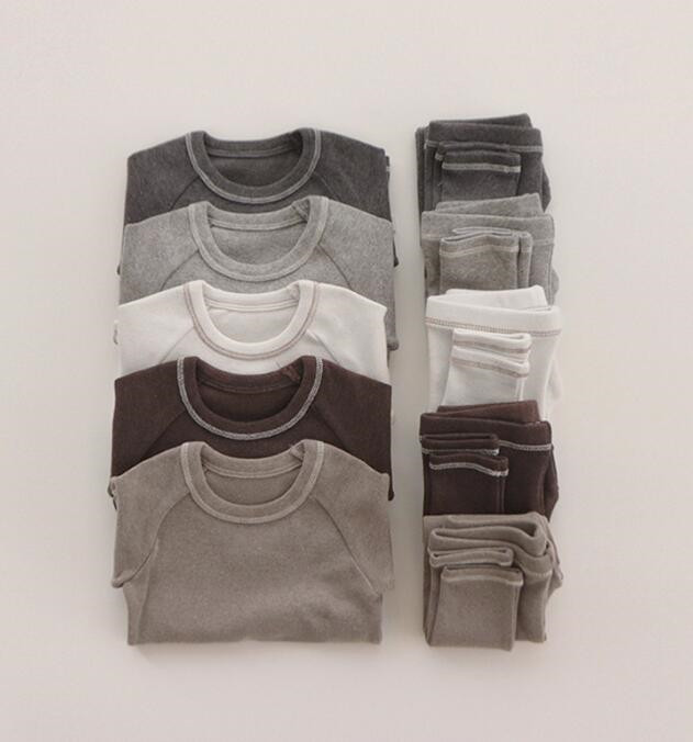 2023★春秋新作★韓国風子供服★トップス+ズボン★ルームウェア★セットアップ★5色73-120CM