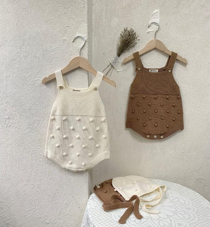 2023★春秋新作★韓国風ベビー服★ロンパース★帽子★66-90CM