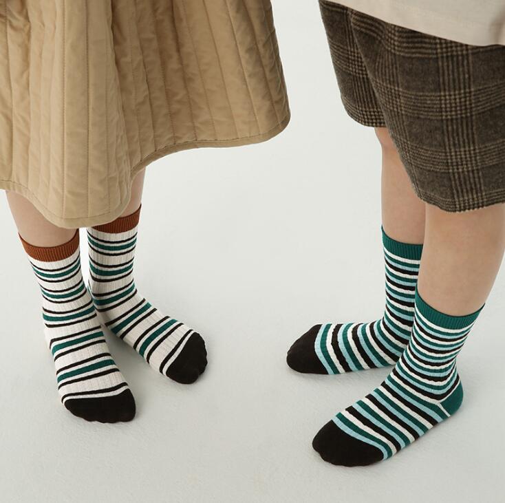 2023★春秋新作★ソックス★キッズ靴下★1セット=4点★M-XL