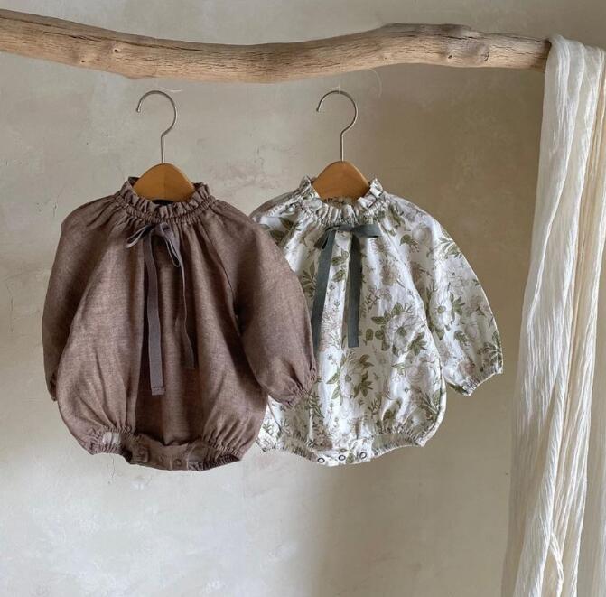 2024春新品★ベビー服★ロンパース★66-90cm★2色